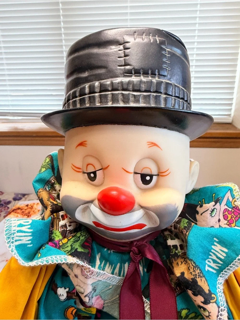 Chrissy’s Huggables Plus porcelain clown